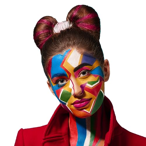 Bowitzki Orange Face and Body Paint 2oz Cream Makeup for Halloween & Stage