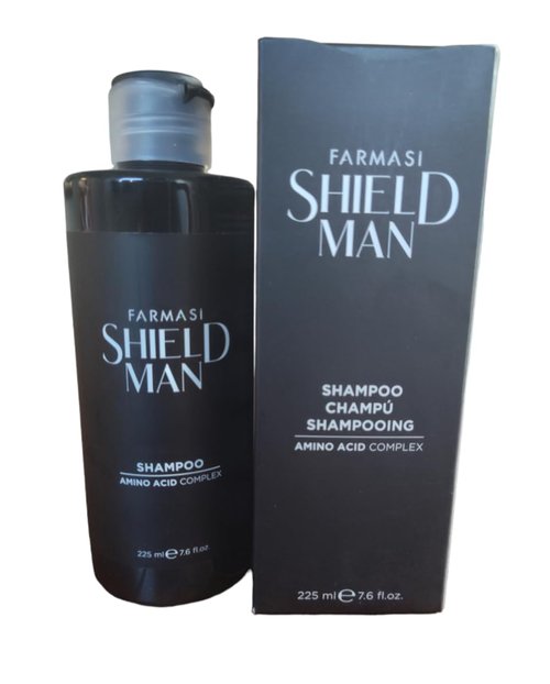 Farmasi Shield Man Shampoo - Powerful & Gentle Hair Care Solution for Men | 7.6 fl. oz. / 225 ml