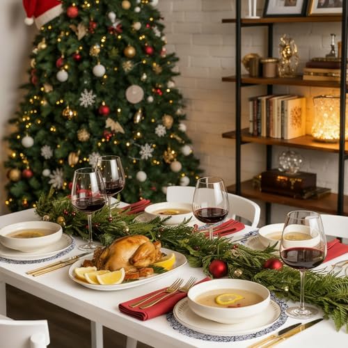 Black Mesh Gold Foil Round Placemat Set - 12 Disposable 13-Inch Table Mats