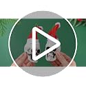 Mini Hanging Skull Heads Christmas Tree Ornaments - 3.15 Inch Halloween Skeleton Decorations Set of 24