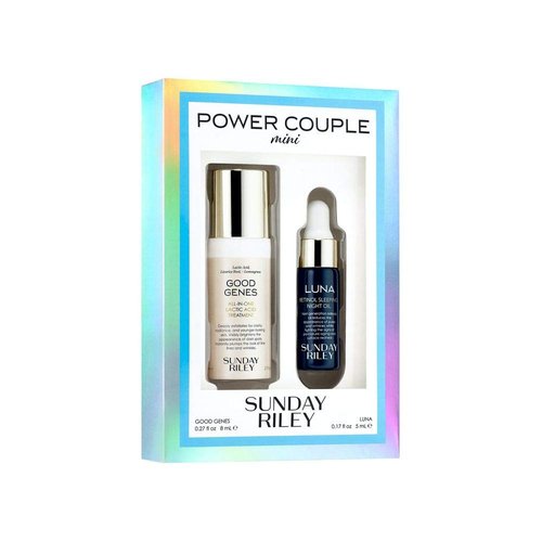 Sunday Riley Mini Power Couple Travel Kit - Skincare Essentials for Radiant Skin | 0.4 fl. oz.