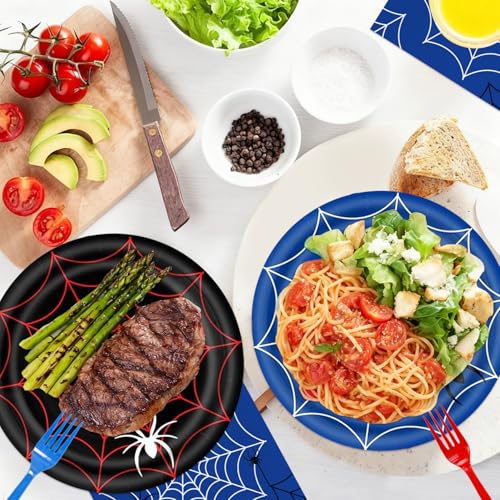 48pcs Birthday Party Supplies Multicolor - Plates, Napkins & Forks Set for Celebration