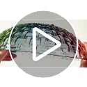 Colorful Crystal Glass Fruit Bowl - Hand Painted Decor, 10 Inch
