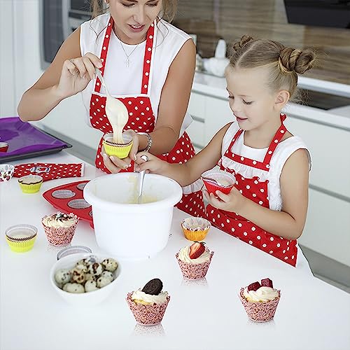 Light Purple Lace Cupcake Wrappers 50pcs - Elegant Laser Cut Baking Cups