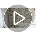 20x12 Inch Handmade Block Print Viscose Linen Throw Pillow Cover Yellow