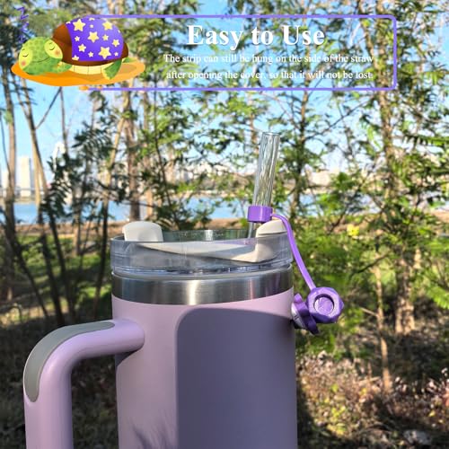 Turtle Silicone Straw Covers - 6 Pack for 30oz & 40oz Tumblers - Variation of THIS listing
