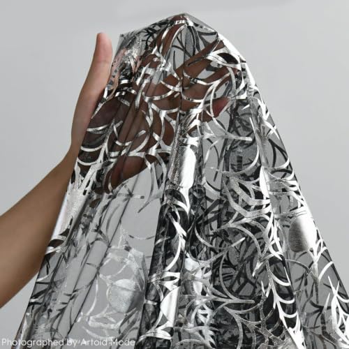 28x120 Inch 3PCS Silver Spider Web Gauze Table Runner Set for Halloween & Holiday Decor