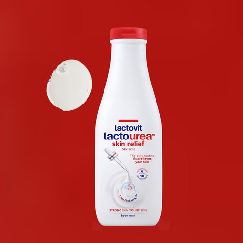 Lactovit | Lactourea Body Wash | Hydrating Shower Gel for Dry Skin | With Urea ProLactiC10 Complex, Lactic Acid & Pure Urea | Soft & Youthful Skin | Dermatologist Recommended | 600 ml