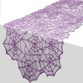 Purple Lace Spider Web Table Runner - 13x72 Inch Halloween Decor - Variation of THIS listing