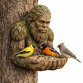 Bigfoot Tree Bird Feeder - Sasquatch Sculpture Garden Decor - Tree Hugger