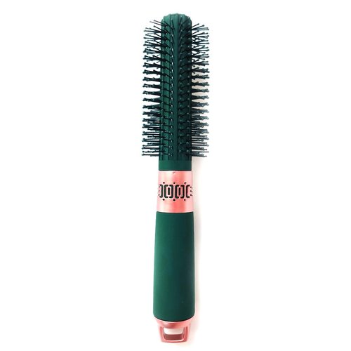 Skiennix Detangler Hair Brush - Anti-Static Blow Drying Brush with Nylon Bristles for All Hair Types | Green