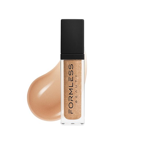 Formless Beauty by Jenny McCarthy Lip Gloss - Hydrating Radiance in Nude with Bronze Glitter | Non-Toxic, High-Shine Finish