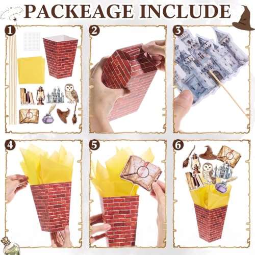 Wizard Party Centerpieces Set for Birthday Halloween Event - 84 Pieces