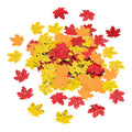 Fall Maple Leaf Confetti - 270 Pcs Autumn Table Scatter for Thanksgiving & Halloween
