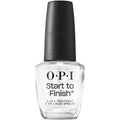OPI Nail Lacquer Base Coat - Clear Nail Polish for Chip Resistance & Nail Protection