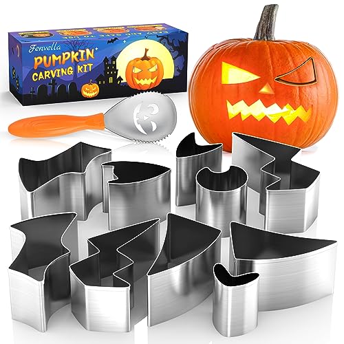 Halloween Pumpkin Carving Kit with Stencils & Tools - Variation 11