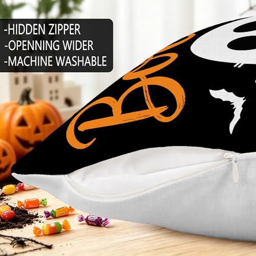 Halloween Pinata 18x18 Inch Pillow Covers Set of 2 - Boo Variation HA 1818-2-boo
