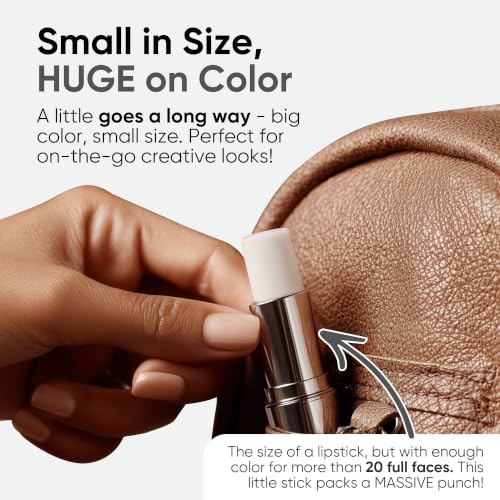 White Face Paint Stick - Waterproof, Hypoallergenic, Vegan Body & Cosplay Makeup