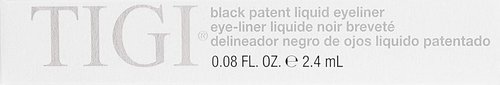 TIGI Cosmetics Black Patent Liquid Eyeliner - Long-Lasting, Smudge-Proof Formula | 0.08 Fl Oz