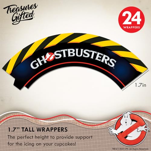 Ghostbusters Cake Topper & Cupcake Toppers Set - Party Decorations
