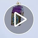 Broadway Marquee Glass Christmas Ornament - Handcrafted Holiday Tree Decoration - Drama Collection
