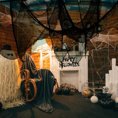 Black Halloween Creepy Cloth 630x30 Inch Spooky Haunted House Decoration