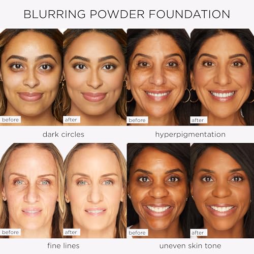 Amazonian Clay Blurring Powder Foundation - Fair Neutral 12N, Long Wear, Matte Finish