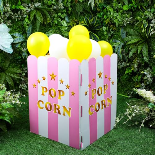 Halloween Giant Popcorn Balloon Box Decoration - Cute Style, 31.5 Inch