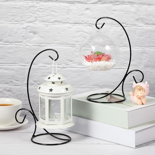 16-Piece 9-Inch Ornament Display Stands for Halloween and Christmas Decor