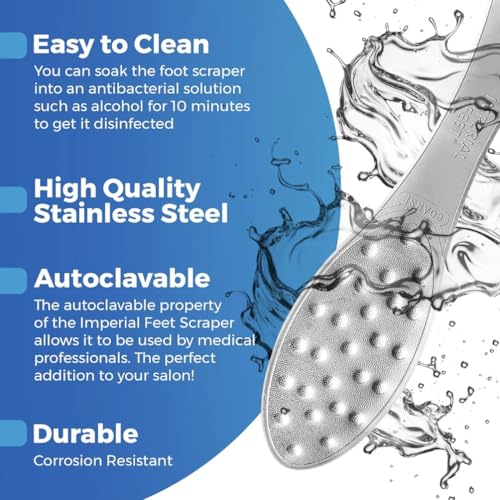 Imperial Feet Callus Remover Set with Spray & File - Dry Cracked Heel Care