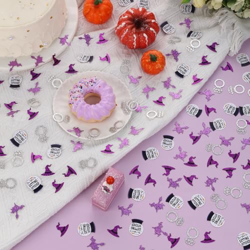 Halloween Witch Confetti Purple Glitter Party Decor - 200 Pieces