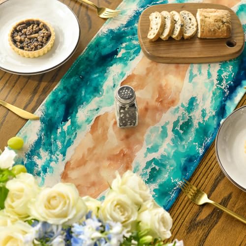 Crossing The Red Sea Passover Table Runner 13x72 Inch Holiday Kitchen Decor