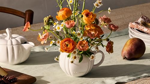 Le Creuset Stoneware Pumpkin Mug with Lid - 14 oz Licorice