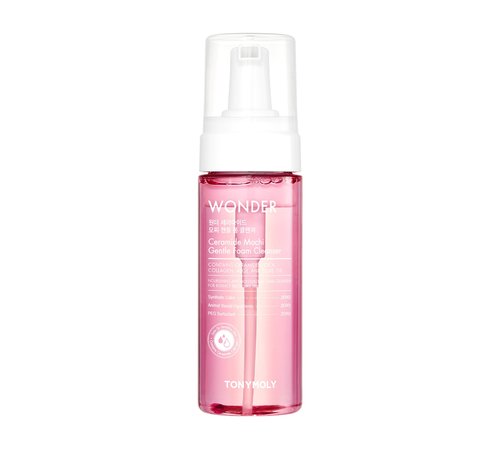 TONYMOLY Wonder Ceramide Mochi Micellar Foam Cleanser – Gentle Korean Face Wash with Ceramides, Cica & Aloe – Hydrating Daily Cleanser for All Skin Types