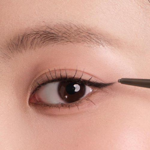 JUDYDOLL Ultrafine Eyeliner Gel Pencil - Smudge-Proof & Water-Resistant, Smooth Glide Formula | 01 Black Brown