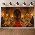 Egyptian Backdrop Banner for Party and Event Decorations - 70 x 43 Inches