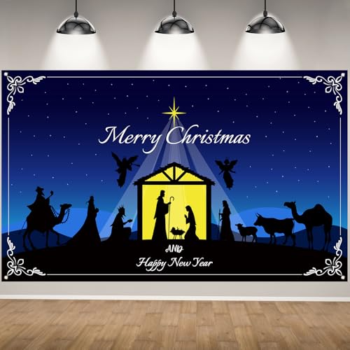 Halloween Backdrop Banner for Parties - 71x43 Inches, Halloween 1