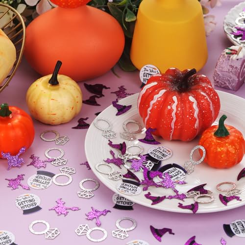 Halloween Witch Confetti Purple Glitter Party Decor - 200 Pieces