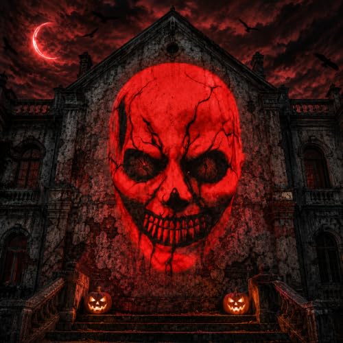 12 in 1 Halloween & Christmas Outdoor Projection Lights - 3D Dynamic Holiday Decorations