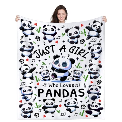Panda Throw Blanket - 60x50 Inches Cozy Flannel Gifts for Kids & Adults Variation of THIS listing