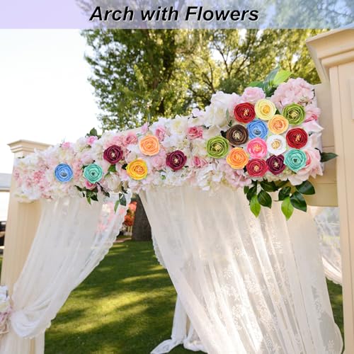 Pink Artificial Camellia Flower Heads 50-Pack - 1.3 Inch Faux Silk Flowers for Wedding & Decor