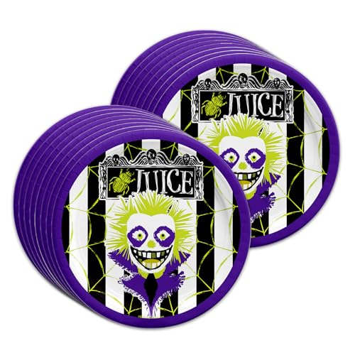 Halloween Ghost Tableware Set for 16 - Beetlejuice Party Supplies - Variation of THIS listing