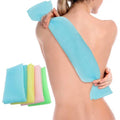 INFICRIME 4 Pack Exfoliating Washcloths Body Scrubber Back Scrubber for Shower - Japanese Korean Style Body Scrubber Back Scrubber, Luffah Towel Net Sponge Loofah, Deep Clean Dead Skin for Smooth Skin