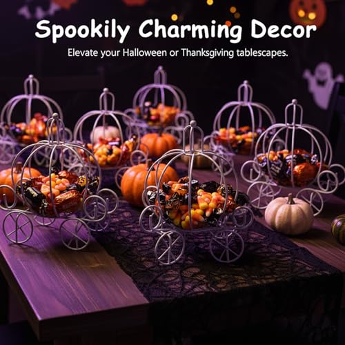White Pumpkin Carriage Candy Box - Cinderella Wedding Party Centerpiece
