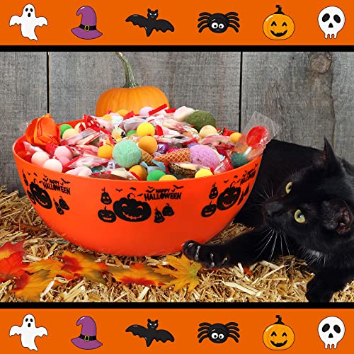 Halloween Candy Bowl Set - Ghost, Pumpkin, Bat Trick or Treat Serving Bowls