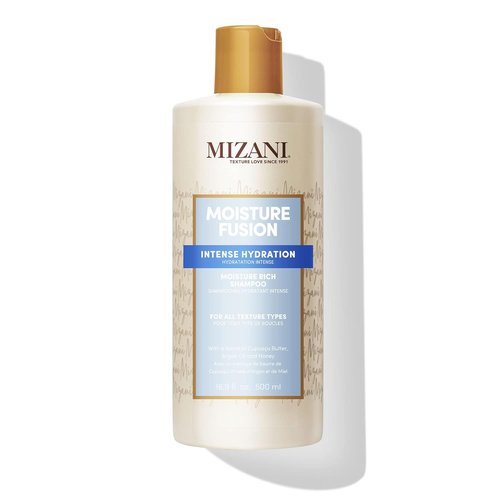 Mizani Moisture Fusion Shampoo - Gently Cleanses & Conditions Dry Hair with Argan Oil | 12 Fl Oz