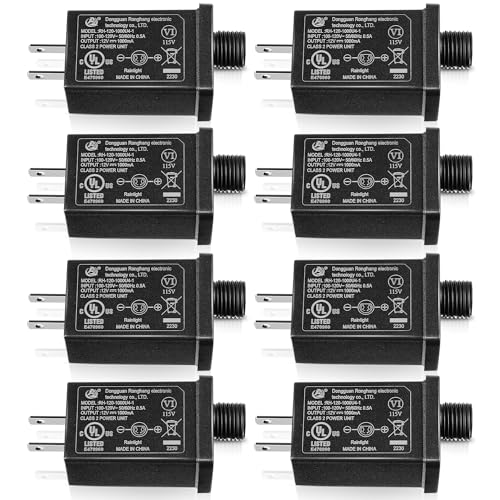 8 Pcs 12V 1A Waterproof Inflatable Yard Power Supply Adapter - Variation 8
