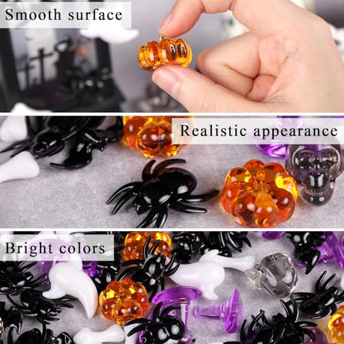 Halloween Vase Fillers Set - 180-200 Acrylic Decorations for Party & DIY Decor