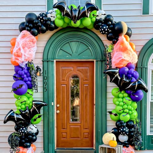 48 Inch Black Bat Balloons Halloween Bat Party Decorations - C-Black1