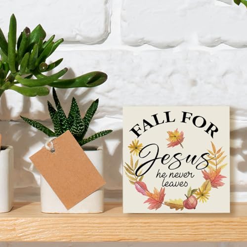 Fall Leaves Wooden Decor for Home and Gifts - Rustic Autumn Accent